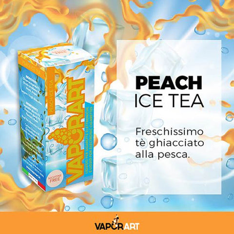 PEACH ICE TEA - VAPORART - LIQUIDO PRONTO 10 ML